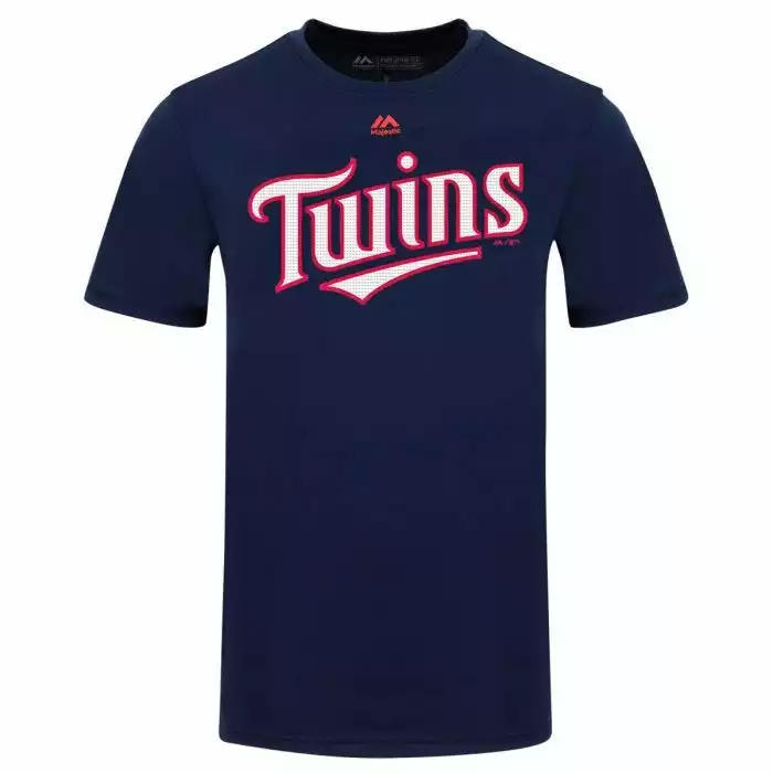 Minnesota Twins Majestic Cool Base Evolution Adult T-Shirt 1 Minnesota Twins Majestic Cool Base Evolution Adult T-Shirt