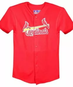 St. Louis Cardinals Majestic Cool Base Pro Style Youth Jersey