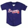 Atlanta Braves Majestic Cool Base Pro Style Youth Jersey