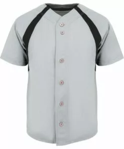 Mizuno Full Button Colorblock Boy's Jersey