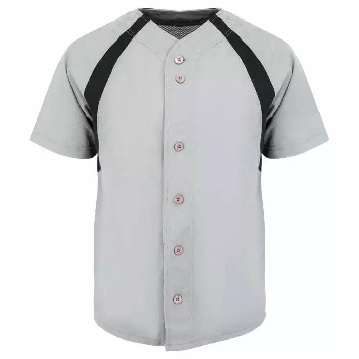 Mizuno Full Button Colorblock Boy's Jersey 1 Mizuno Full Button Colorblock Boy's Jersey