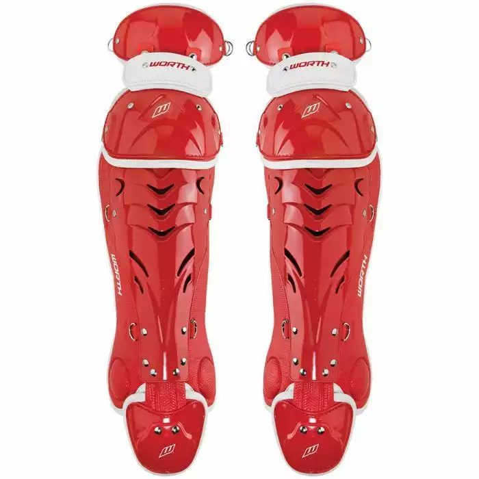 Worth Liberty WLLGI2 Intermediate Catcher's Leg Guards 1 Worth Liberty WLLGI2 Intermediate Catcher's Leg Guards
