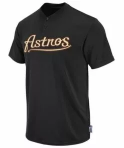 Houston Astros Majestic Cool Base 2-Button Youth Replica Jersey
