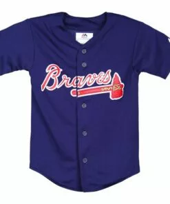 Atlanta Braves Majestic Cool Base Pro Style Adult Jersey