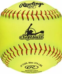 Rawlings RFPBP12SY FPEX 12" Batting Practice Softball - 1 Dozen
