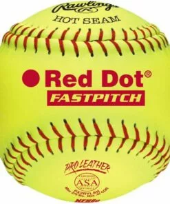 Rawlings ASA/NFHS Red Dot 12" Softball - 1 Dozen