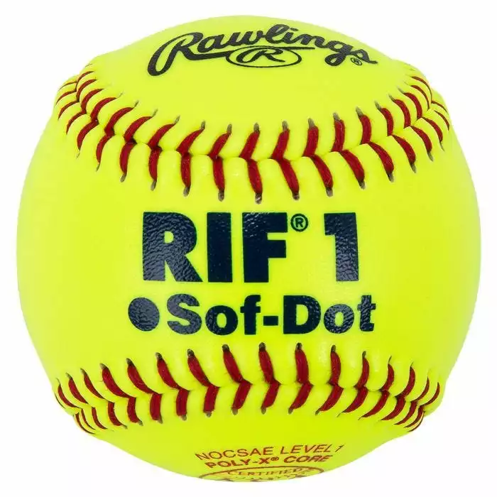 Rawlings ASA 10" RIF Training Softball - 1 Dozen 1 Rawlings ASA 10" RIF Training Softball - 1 Dozen