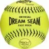 Rawlings PHD2NYL NSA Dream Seam 12" Fastpitch Softball - 1 Dozen