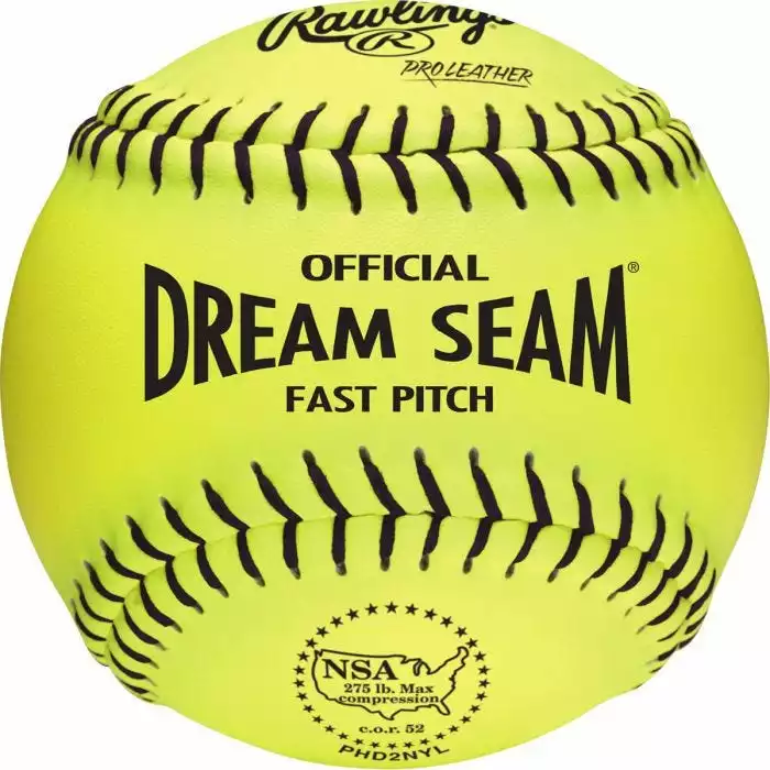 Rawlings PHD2NYL NSA Dream Seam 12" Fastpitch Softball - 1 Dozen 1 Rawlings PHD2NYL NSA Dream Seam 12" Fastpitch Softball - 1 Dozen