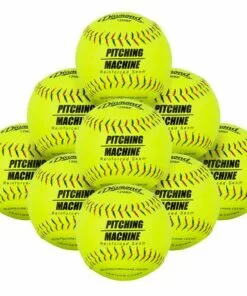 Diamond 12MBP Machine Batting Practice Softball - 1 Dozen -Women Fastpitch Softball Equipment shop 100039403299025
