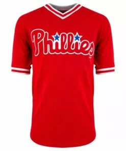 Philadelphia Phillies Majestic Cool Base V-Neck Youth Jersey