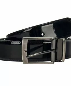 Adams Adjustable & Reversible Patent Leather Belt