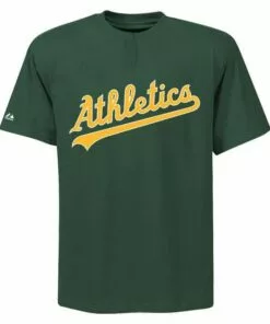 Oakland Athletics Majestic Two-Button Youth Jersey