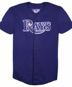 Tampa Bay Rays Majestic Cool Base Pro Style Adult Jersey