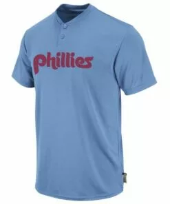 Philadelphia Phillies Majestic 1980 Cooperstown Cool Base 2-Button Youth Replica Jersey