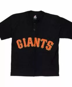 Majestic MLB 2-Button 2014 San Francisco Giants Replica Youth Jersey