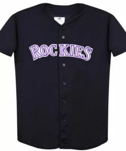 Colorado Rockies Majestic Cool Base Pro Style Youth Jersey