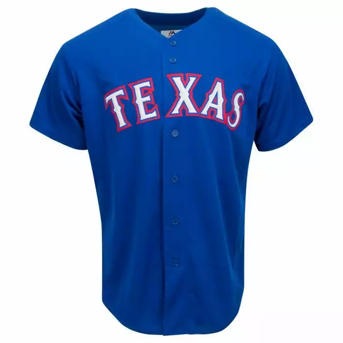 Texas Rangers Majestic Cool Base Pro Style Youth Jersey 1 Texas Rangers Majestic Cool Base Pro Style Youth Jersey