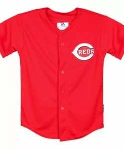 Cincinnati Reds Majestic Cool Base Pro Style Youth Jersey