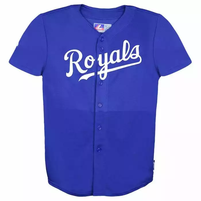 Kansas City Royals Majestic Cool Base Pro Style Youth Jersey 3 Kansas City Royals Majestic Cool Base Pro Style Youth Jersey - Image 3