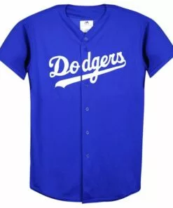 Los Angeles Dodgers Majestic Cool Base Pro Style Youth Jersey