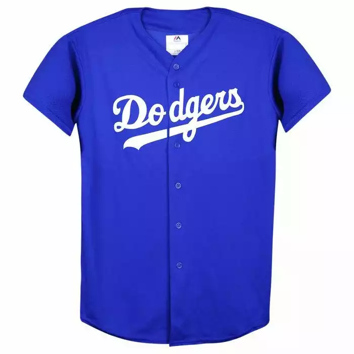 Los Angeles Dodgers Majestic Cool Base Pro Style Youth Jersey 1 Los Angeles Dodgers Majestic Cool Base Pro Style Youth Jersey