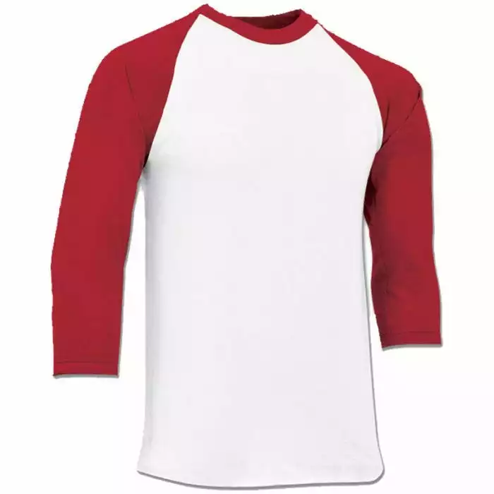 Champro Cotton 3/4 Sleeve Youth Baseball Shirt 2 Champro Cotton 3/4 Sleeve Youth Baseball Shirt - Image 2