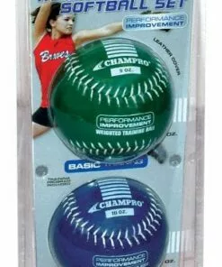 Champro Basic Weighted Training Softballs - 2 Pack