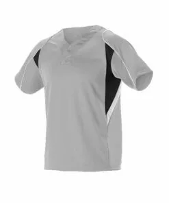 Alleson 529 Two-Button Henley Adult Baseball Jersey