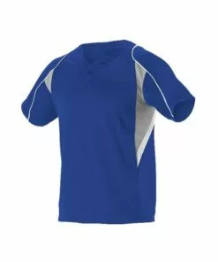 Alleson 529 Two-Button Henley Adult Baseball Jersey -Women Fastpitch Softball Equipment shop 885030912987