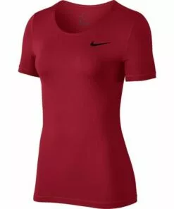 Nike Pro Women's Short Sleeve Tee Shirt -Women Fastpitch Softball Equipment shop 886548748402