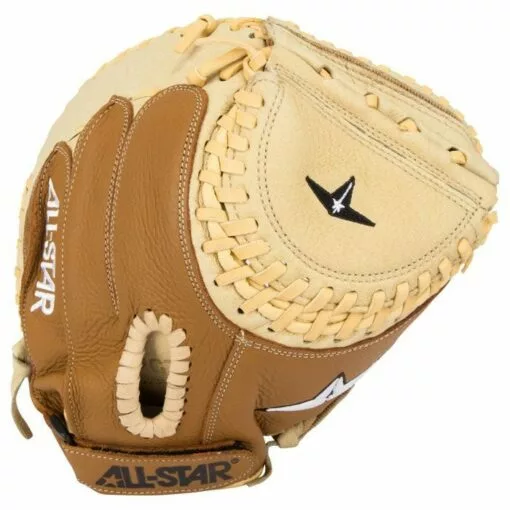 All-Star Pro 31.5" Youth Fastpitch Softball Catcher's Mitt -Women Fastpitch Softball Equipment shop all star fastpitch softball glove pro catchers mitt youth 315