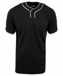 Alleson 506TH Extreme Microfiber Two-Button Adult Baseball Jersey -Women Fastpitch Softball Equipment shop alleson apparel 506th adult two button microfiber baseball jersey