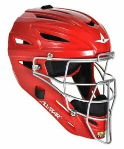 All Star MVP2400 Adult Catcher's Helmet -Women Fastpitch Softball Equipment shop homerun all star catcher equipment mvp2400 adult helmet inset2