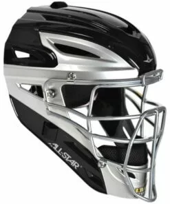 All Star System 7 Two-Tone MVP4000TT Adult Catcher's Helmet -Women Fastpitch Softball Equipment shop homerun all star catcher equipment mvp4000sl armor clad adult helmet