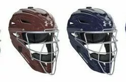 Under Armour Pro Adult Helmet -Women Fastpitch Softball Equipment shop homerun under armour catcher equipment uahg2 as pro solid adult helmet inset1