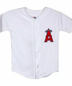 Los Angeles Angels Majestic Cool Base Pro Style Adult Jersey -Women Fastpitch Softball Equipment shop majestic baseball apparel la angels pro style jersey adult