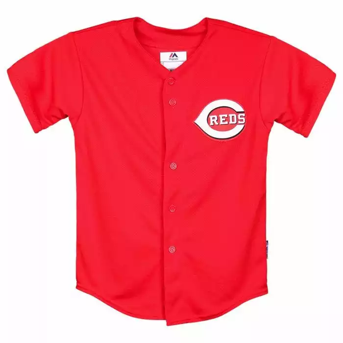 Cincinnati Reds Majestic Cool Base Pro Style Youth Jersey 2 Cincinnati Reds Majestic Cool Base Pro Style Youth Jersey - Image 2