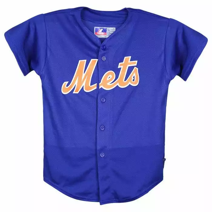New York Mets Majestic Cool Base Pro Style Youth Jersey - 2014 Model 2 New York Mets Majestic Cool Base Pro Style Youth Jersey - 2014 Model - Image 2
