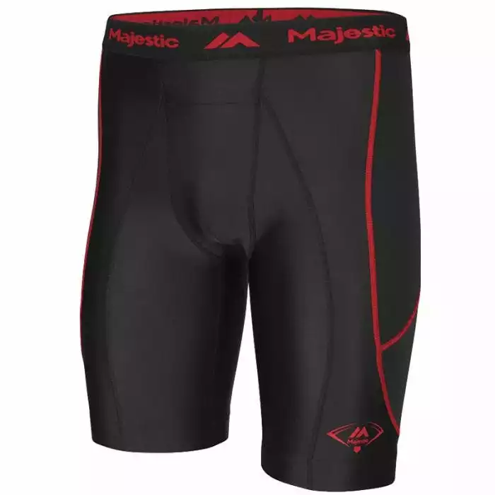 Majestic IS05 Cool Base Adult Slider Short 2 Majestic IS05 Cool Base Adult Slider Short - Image 2