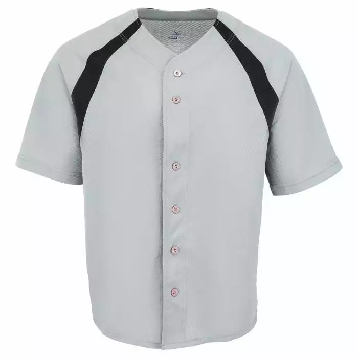 Mizuno Full Button Mesh Colorblock Men's Jersey 4 Mizuno Full Button Mesh Colorblock Men's Jersey - Image 4