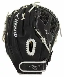 Mizuno MVP Prime 12.5" Fastpitch Softball Glove - Black/Silver