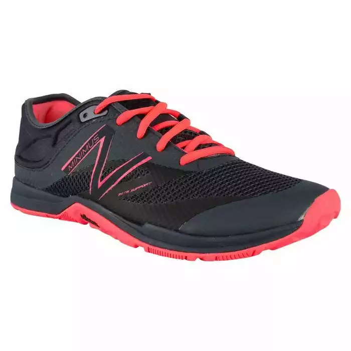 New Balance Minimus 20v5 Women's Training Shoes - Black/Pink 2 New Balance Minimus 20v5 Women's Training Shoes - Black/Pink - Image 2