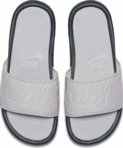 Nike Benassi JDI Ultra SE Women's Slide Sandals - Vast Grey/Vast Grey/Obsidian -Women Fastpitch Softball Equipment shop nike footwear womens benassi jdi ultra se slide ao2408 001 inset4