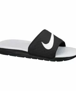 Nike Women's Benassi Solarsoft Slide 2 Sandal - Black/White 8 Nike Women's Benassi Solarsoft Slide 2 Sandal - Black/White -Women Fastpitch Softball Equipment shop nike footwear womens benassi solarsoft slide sandal inset2