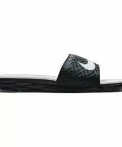 Nike Women's Benassi Solarsoft Slide 2 Sandal - Black/White 9 Nike Women's Benassi Solarsoft Slide 2 Sandal - Black/White -Women Fastpitch Softball Equipment shop nike footwear womens benassi solarsoft slide sandal inset3