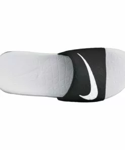 Nike Women's Benassi Solarsoft Slide 2 Sandal - Black/White 11 Nike Women's Benassi Solarsoft Slide 2 Sandal - Black/White -Women Fastpitch Softball Equipment shop nike footwear womens benassi solarsoft slide sandal inset5