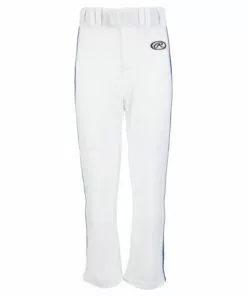 Rawlings Launch Boy's Piped Baseball Pants -Women Fastpitch Softball Equipment shop rawlings lnchsr launch piped youth pant inset1