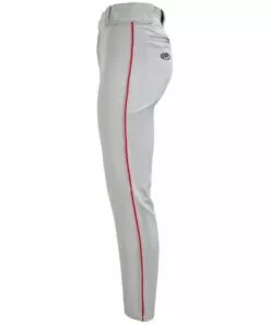 Rawlings PRO150 Semi-Relaxed Men's Piped Baseball Pants -Women Fastpitch Softball Equipment shop rawlings pro150p piped adult pant inset2