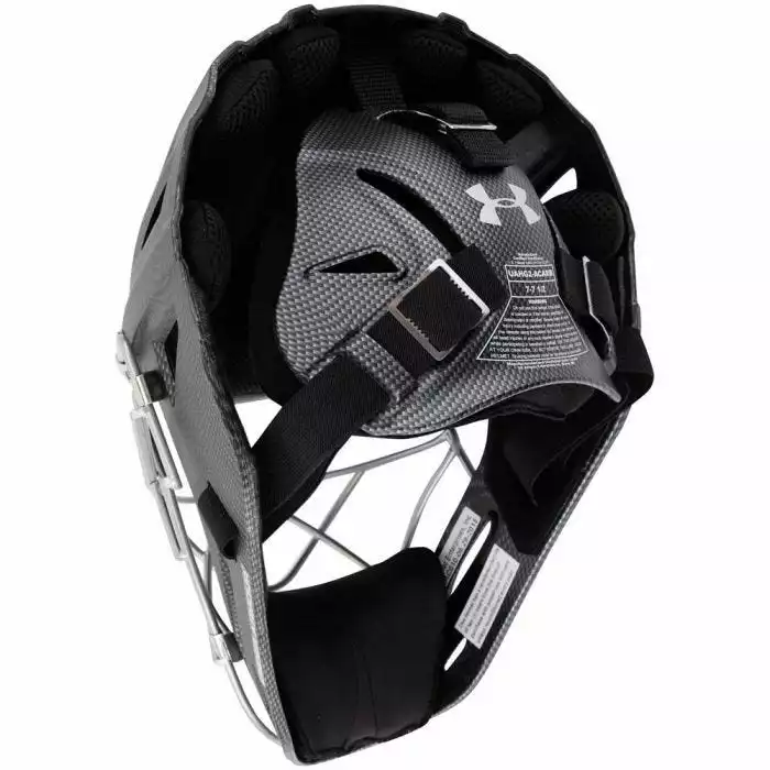 Under Armour Pro Matte Carbon Adult Catcher's Helmet 5 Under Armour Pro Matte Carbon Adult Catcher's Helmet - Image 5